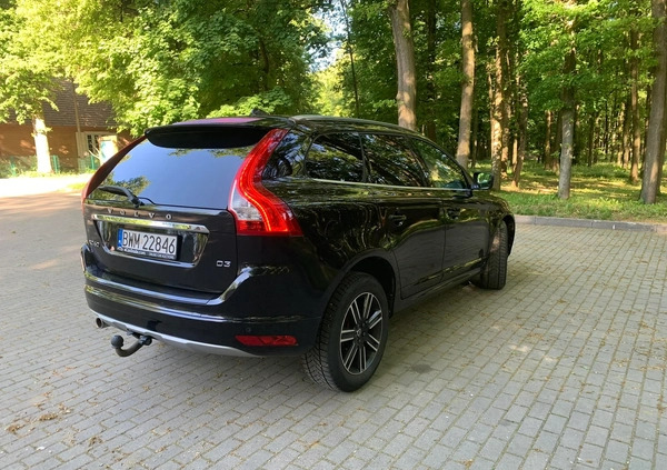 Volvo XC 60 cena 67650 przebieg: 216000, rok produkcji 2017 z Ciechanowiec małe 191